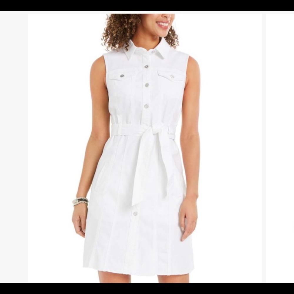 🎉⬇️ SALE! NWTIP Style & Co. Belted Shirt Dress